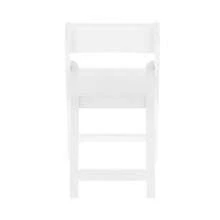 Hercules Series Folding Chair - White Resin - 4 Piece Set, 800LB Weight Capacity, Comfort - White - View 7