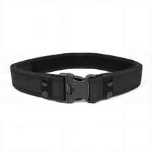 Tactical Belt Unisex Camouflage EVA Military Style Fan Fabric Tactical Belt Buckle Canvas Camouflage Lightweight Functional Outer Belt Men Outdoor Multi-Functional Versatile Student Military Training Canvas Belt - Multicolor - View 4