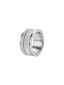 Luxury Roman Column Vertical Texture Spinner Gear Stainless Steel Men Ring, Non Fade High End Men Jewelry, Valentine Birthday Banquet Daily Gifts - Ring - View 9