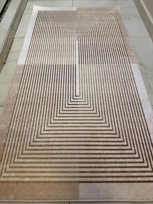 Digitally Printed Non-Slip Washable And Area Rug Suitable For Living Room, Bedroom, Outdoor, Kitchen Carpet, Modern Design | Modern, Scandinavian, Bohemian And Classic Styles | 100% Polyester - Creamy White - View 9