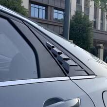 لإلانترا CN7 2020-2024 من ألياف الكربون ABS، زينة نافذة جانبية خلفية، زينة نافذة مثلثية خلفية، زينة لوفر، إكسسوارات سيارة - ستائر سيارة إلنترا الجيل السابع - مشاهدة 5