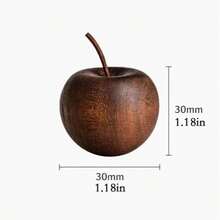 1/2/3/4pcs Natural Wood Diffuser - Apple Shaped Essential Oil Diffuser, Elegant Brown Wood Grain, Non-Flammable, Easy To Operate, Automatic Diffusion System, Suitable For Home, Car And Office Use - Air Freshener, Holiday Gift - Suitable For Bedroom, Living Room, Spa Decor - Natural Wood Material, Apple Shaped Diffuser, Improve Air Quality, Fashionable Home Accessory, Home Decor, Christmas Decor, Room Decor, Christmas Gift - Apple-shaped Diffuser Wood - View 4