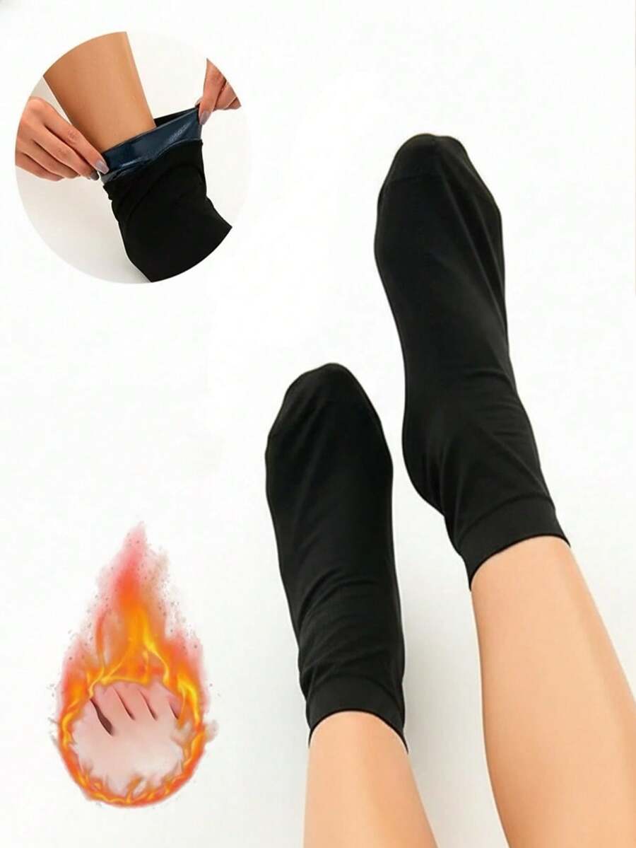 Moisturizing Sauna Sweat-Absorbing Socks, Help Enhance Foot Perspiration, Suitable For Foot Bath, Foot Care, Protective Elastic Foot Care Socks, Sports Accessory, Christmas Gift Choice. - A - View 1