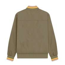 Lambretta Mens Monkey Triple Tipped Jacket - Khaki/Gold/Tobacco/Cream - View 2