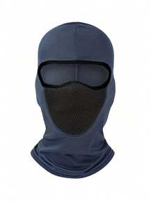 1pc/2pcs/3pcs Unisex Hollow Pattern Face Mask, Suitable For Outdoor Activities, Daily Use, Travel, Hiking, Skiing - Black - View 20
