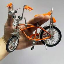 1:8 Scale Alloy Die-Cast Mountain Bike Mini Model, Full Suspension Version, Collectible Desktop Decor, Exclusive Gift For Bicycle Enthusiasts - Multicolor - View 2