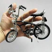 1:8 Scale Alloy Die-Cast Mountain Bike Mini Model, Full Suspension Version, Collectible Desktop Decor, Exclusive Gift For Bicycle Enthusiasts - Multicolor - View 1