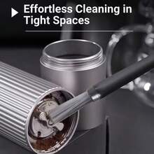 SMEGGEMS Coffee Grinder Cleaning Brush, Soft Bristle Brush For Deep Cleaning Narrow Crevices, Coffee Grinder And Coffee Machine Coffee Powder Removal Brush - Black - View 1