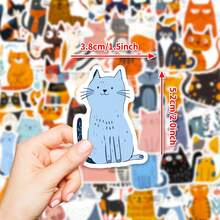 50/56/106pcs Cute Cartoon Dog/Cat Stickers: Perfect For Scrapbooking, Journaling, Laptop, Bumper, Skateboard, Water Bottle, Computer, Phone - Multicolor - View 8