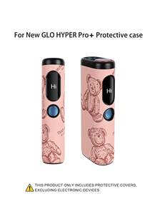 1PC For GLO HYPER Pro+ Protective Case, Made Of Fine PU Leather Wear-Resistant Material, Effectively Protects Against Bumps, Drops, Scratches And Fingerprints, Precise Cutouts, High-Quality Texture, Exquisite Minimalist Fashionable Cute Leather Texture, Multiple Colors Available Unisex Couple Style Storage Box, Meets Different Aesthetic Preferences To Create Your Own Personalized Protective Shell. Lightweight And Not Bulky, Convenient For Carrying, Suitable For Gifts And Personal Use, Thoughtful Daily Protection. - GLO HYPER Pro+/Brown Bear - View 16