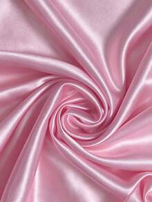 1pc Solid Color Shiny Satin Fabric, Smooth Polyester Satin Material For Wedding Tablecloth, Table Runner, Chair Sash, DIY Crafts, Party Background Decoration, Multi Colors Available - H-Champagne - View 7