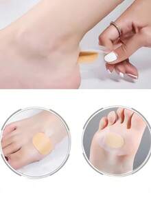 10/20/30/50/100 miếng miếng dán gót chân gel chống trượt dạng miếng dán, miếng đệm chăm sóc gót chân - Nhiều màu - Xem 7