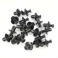 20/50/100PCS Car Push-In Fastener Clips, Universal Automotive Plastic Expansion Screws Fasteners, Car Door Panel Bumper Fender Clip Kit, Car Body Rivet Fastener Set, Suitable For Most Car Models Interior Repair Accessories - A - View 3