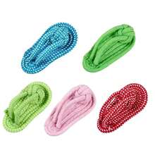 Multi-Color Pet Toys Dog Rope Knot Toys Animal Shaped Teething Chew Rope Pomeranian Interactive Pull Tug Dog Toys Puppy Keep/Dog Accessories/Dog Toys - Multicolor - View 3