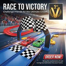 Cool DIY Assembly Track Aluminum Alloy Racing Car Gravity Inertia Sliding Toy For Boys - Multicolor - View 11