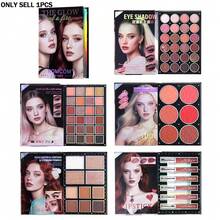 ROMCOM 5‑Pages Integrated Cosmetic Book Palette Set,Varied Matte And Shimmer Shades For Eyes,Cheeks And Lips,Even Color Rendering,Easy To Apply,No Caking,Travel‑Friendly Large Makeup Kit For Beginners And Makeup Lovers For Multiple Occasion Styling - Set - View 13