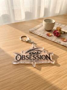 1pc/4pcs Obsession Thriller Series ONE WISH WILLOW Acrylic Keychains, Dark Art Style Illustration, High Transparency Material, Suitable For Phone, Kindle, Bag, Keychain Decoration, Movie Merchandise Collection, Essential For Horror Movie Fans - Multicolor - View 8