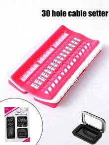 Cross Stitch Kit, Thread Rack, Embroidery Thread Project Cards, 30-Slot Sewing Needle Storage Rack, Craft Tools Accessories, Suitable For Sewing Room, Craft Table And DIY Studio, Sewing Accessories - Set - View 13