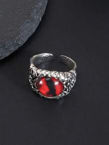 European And American Cross-Border Personalized Casual Versatile Elegant Punk Gothic Dark Eye Ring - Multicolor - View 3