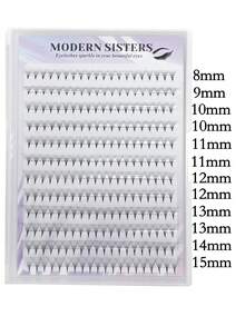 240 Pcs / 1000 Pcs Per Box,10D,Cluster Eyelashes, Pointy Base, Thickness 0.05mm / 0.07mm,C / D Curl, 8-15mm / MIX, False Eyelashes, Natural & Soft, Premade Fans Eyelash Extension, Party, Daily, Wedding - View 4