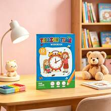 1 Copy "Time Workbook": 32-Page Analog & Digital Time Skill Development Book, Includes Daily Routine Time Matching, Coloring Activities And Clock Reading Practice, Suitable For Home, Learning Space And Independent Practice (Step-By-Step Time Mastery Resource) - Multicolor - View 2
