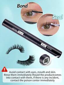 XISHIYO Cluster False Eyelashes Set - Includes 384 Clusters Of Lightweight Wispy D-Curl Single Cluster Lashes (10-16mm), With Soft Eyelash Band, Eyelash Glue And Setting Liquid, Tweezers And Brush, Beginner-Friendly Cluster False Eyelashes Set, Suitable For Home DIY - Create Natural Makeup Look - Multicolor - View 10