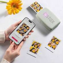 FujiFilm Printer foto portabel instax mini link3, kertas foto 3 inci, baterai isi ulang, konektivitas Bluetooth, printer foto portabel multi-mode film. - MultiWarna - View 5