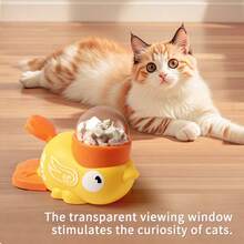 Battery-Free Pet Puzzle Treat Dispenser, Interactive Step Slow Feeder Enrichment Toy For Cats And Small Medium Dogs, Mental Stimulation Boredom Relief IQ Training Game, Comes With 3 Extra Replacement Clear Lids - Multicolor - View 7
