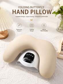 Foldable Manicure Hand Rest Pillow, Slanted Manicure Pad, Soft Hand Support Cushion, Portable Manicure Salon Tool Accessory, Suitable For Gel Nail Polish, Nail Extensions And Home Manicure - Multicolor - View 5