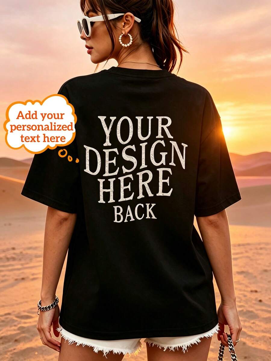 Custom 90s Vintage Rap T-Shirt, Personalized Gift, Birthday Party Customized Photo And Text, Vintage Bootleg Style - Black - View 1