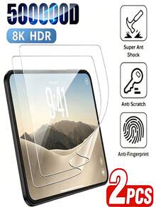 2pcs High Definition Hydrogel Film Compatible With IPhone Duo Anti-Fingerprint, Anti-Scratch, Case Friendly, Anti-Fingerprint, Bubble-Free, Not Glass, Internal Hydrogel Film - Clear - View 1