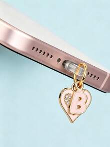 Nút bịt chống bụi điện thoại hình trái tim giọt nước, nút bịt chống bụi cổng Type-C hình trái tim chữ đính kim cương sáng bóng, phù hợp cho máy đọc sách, điện thoại, máy tính bảng, laptop. Vỏ bảo vệ chống bụi bằng silicone mềm, phụ kiện công nghệ vui nhộn và dễ thương. - Hồng - Xem 16