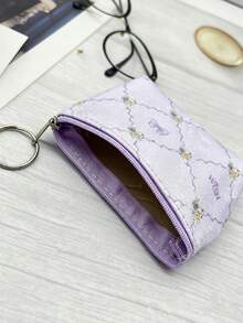 XD 12/6/3/1pc Quilted Bow Mini Coin Purse, Can Store Keys, Earphones, Lipstick, Cards, Small Mirror And Other Small Items, Compact And Portable, Suitable For Parties, Thanksgiving/Valentine's Day Gifts - Multicolor - View 8