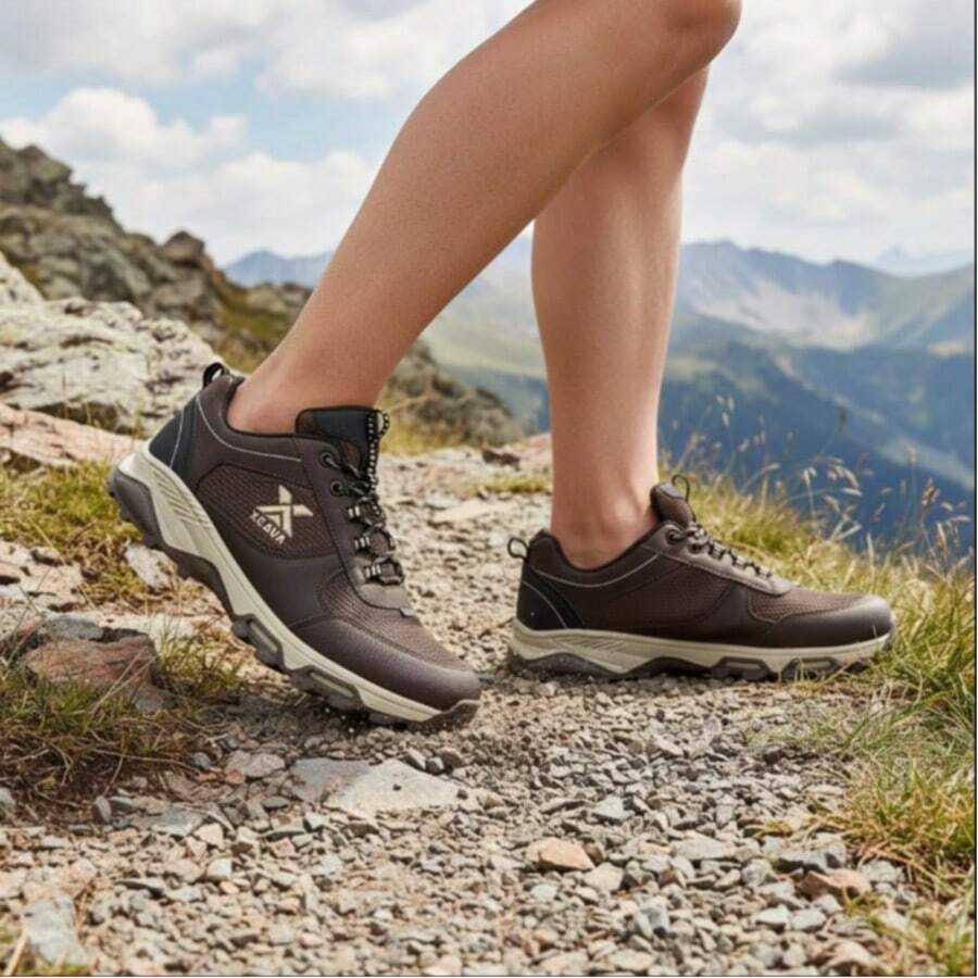 Men Hiking Boots - Khaki - View 1