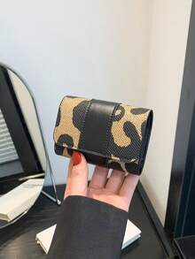 女款經典豹紋卡夾與零錢包－便攜時尚，適合女孩與職場女性的完美生日禮物，旅行首選 - 彩色 - 查看 2