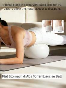 1 buah Bola Pilates Mini Warna Macaron - Bola Latihan Kecil Anti Pecah, Cocok untuk Latihan Otot Inti, Latihan Otot Lantai Panggul, Pemulihan Pasca Melahirkan, Terapi Fisik, dan Peralatan Kebugaran Rumahan untuk Wanita - MultiWarna - View 2