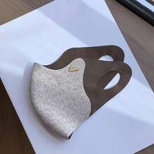 1 chiếc khẩu trang giữ ấm mùa đông, vải nỉ mềm chống gió chống lạnh, thiết kế 3D ôm sát khuôn mặt, màu trơn và họa tiết da báo, có thể tái sử dụng - Nhiều màu - Xem 11