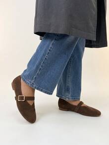 Women Flats - Brown - View 2