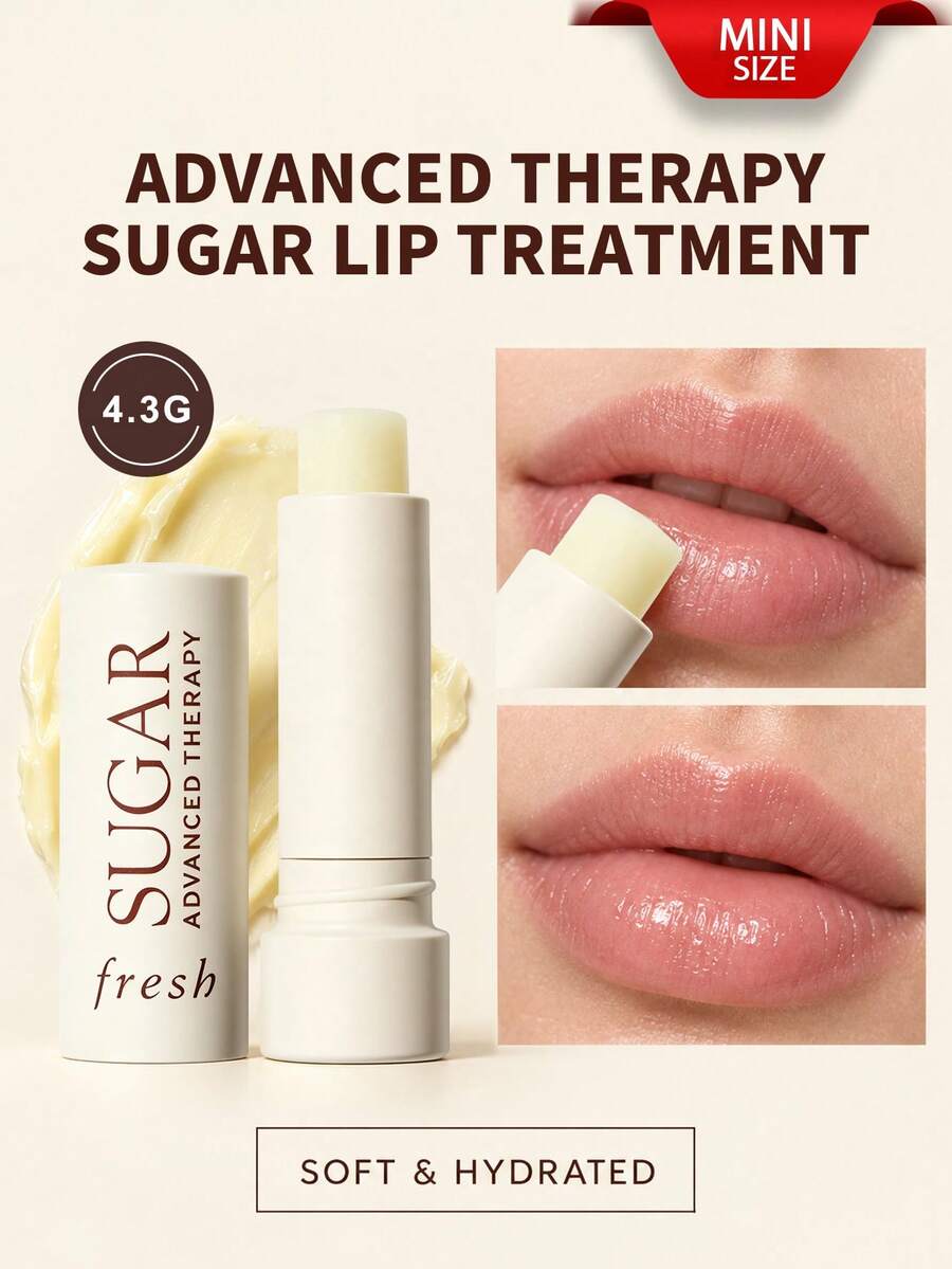 Fresh Sugar Advanced Therapy Lip Balm 4.3g - Net Wt. 0.15 Oz - SOFT & HYDRATED-4.3g - View 1