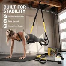 Resistance Band Set, Home Fitness Elastic Bands, Full Body Strength Training, Suitable For Arms, Legs, Glutes, Back, Chest And Core Muscles, Can Be Used Stacked, Comes With Portable Storage Bag - A - View 4