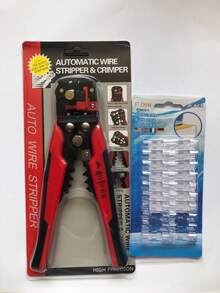 1pc Automatic Electric Wire Stripper, Multi-Function Cable Stripping Tool, Fast Stripping, Peeling, Crimping And Cutting, Manual Cable Crimping Pliers, Suitable For Electrician Work And Home Renovation - Wire Stripper - View 12