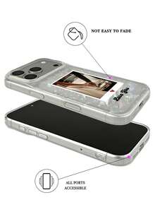 GIIPPA 1件貝殼圖案客製化照片手機殼，相容 iPhone 18/17/16/15/14/13/12 Pro Max Air，客製化圖片手機殼，返校禮物、畢業禮物、度假禮物、週年紀念禮物、情人節禮物、生日禮物、婚禮禮物、母親節禮物、父親節禮物、好友禮物、送給男朋友的禮物、送給女朋友的禮物 - 彩色 - 查看 3