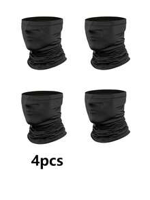 1/4/6pcs Cooling Neck Gaiter Face Mask Headscarf, Unisex UV Protection Face Cover, Soft Windproof, Suitable For Hiking, Cycling, Running, Skiing And More - A - View 6