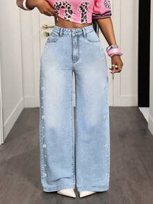 ALO FASHION Women Jeans - Blue - View 1