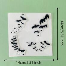 Halloween Spider Web Cat Witch Owl Pumpkin Clear Silicone Stamp,Vintage Gothic Reusable Transparent Seal For Scrapbooking Journal Card Making DIY Craft Decor Stamp - WS-2 - View 43