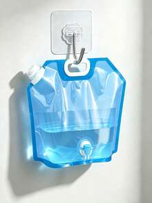 5L/10L 露營水袋 附閥門可折疊水儲存袋 可收納緊急用水桶 便攜可重複使用，適合男女戶外露營旅行登山徒步野餐烤肉的戶外必需配件 - 彩色 - 查看 8