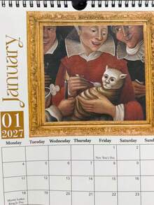 2027 Medieval Weird Cat Calendar - Hilarious And Quirky Feline Art For Every Month - Perfect Gift For Cat Lovers - Multiple Styles - View 5