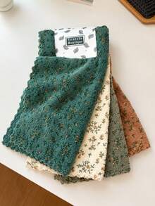 Towel Cloth 20pcs&5pcs Random Mixed Colors - 30x30cm, Soft & Absorbent - Perfect For Bath, Face, Hands, Kitchen, Spa - Multicolor - View 6