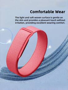 Compatible With Google Air Nylon Woven Watch Band, Multi-Color Minimalist Hook And Loop Strap, Replacement Wristband For Air Fitness Tracker, Fashionable And Easy To Wear, Suitable For Work, Date, Party, Sports - Mouldless - View 4