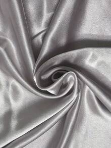 1pc Solid Color Shiny Satin Fabric, Smooth Polyester Satin Material For Wedding Tablecloth, Table Runner, Chair Sash, DIY Crafts, Party Background Decoration, Multi Colors Available - H-Champagne - View 6